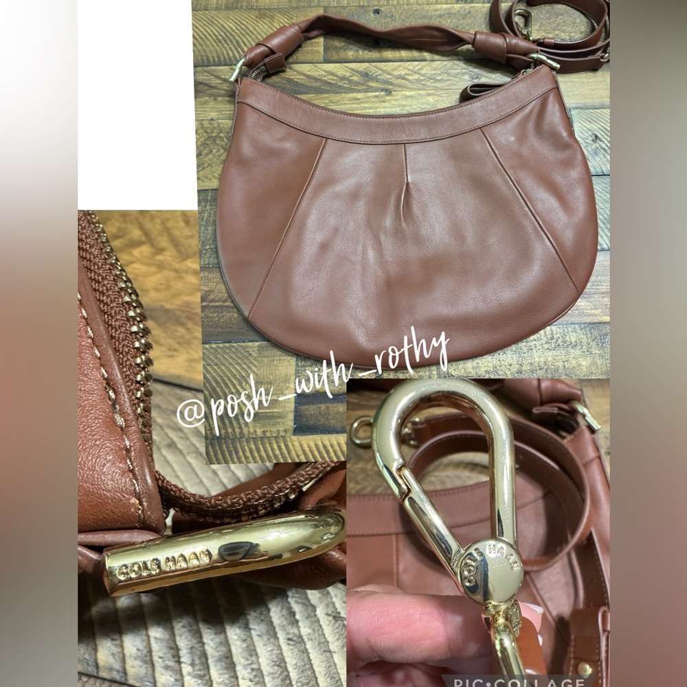 Cole Haan Grand Series Aponte Slouch Hobo Shoulder Handbag - Picture 8 of 13